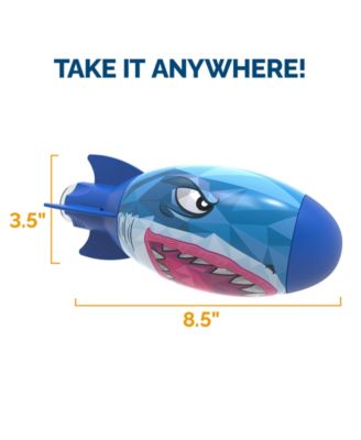 Swimways Shark Rocket, Kids Pool Accessories Torpedo Pool Toys, Water Rocket Outdoor Games for the Swimming Pool, Lake Beach for Kids Ages 5 Up image number null