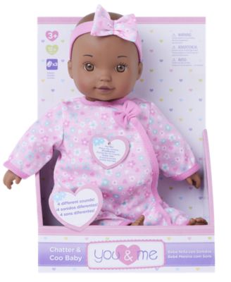 You & Me 12" Chat & Coo Girl, Created for You by Toys R Us image number null