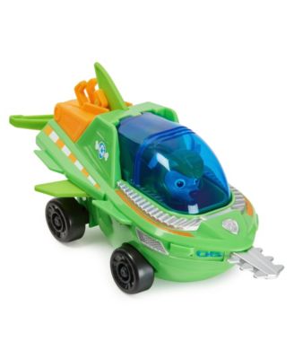 Aqua Pups Rocky Transforming Sawfish Vehicle with Collectible Action Figure image number null