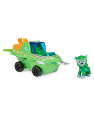 Aqua Pups Rocky Transforming Sawfish Vehicle with Collectible Action Figure image number null