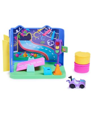  Carlita Purr-ific Playroom with Car, Accessories, Furniture & Dollhouse 
