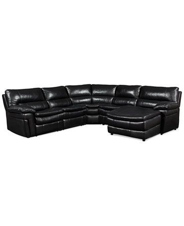 ... Piece Chaise Sectional Sofa with 1 Power Recliner - Furniture - Macy's