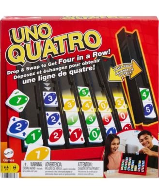 Mattel UNO Quatro Game, Adult, Family and Game Night
