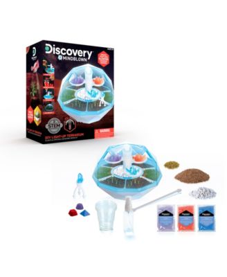 Discovery #MINDBLOWN Light-Up Terrarium Plants and Crystals Grow Kit image number null