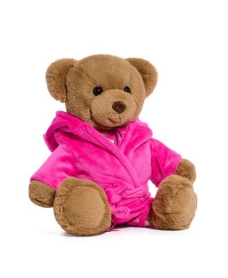 Geoffrey's Toy Box 9.5" Toy Plush Teddy Bear with Robe, Created for Macys image number null