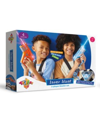 Geoffrey's Toy Box Laser Blast 2-Player 4 Pieces Blaster Set, Created for Macy's image number null