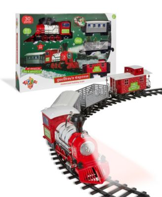 Geoffrey's Toy Box 30 Pieces Express Motorized Holiday Train, Created for Macy's