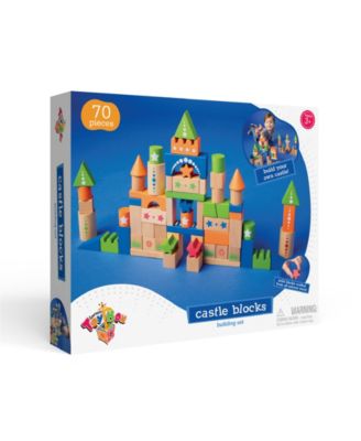 Geoffrey's Toy Box Castle 70 Pieces Blocks Building Set, Created for Macy's image number null