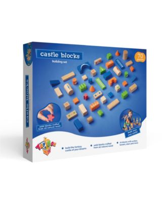 Geoffrey's Toy Box Castle 70 Pieces Blocks Building Set, Created for Macy's image number null