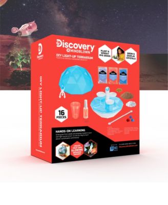 Discovery #MINDBLOWN Light-Up Terrarium Plants and Crystals Grow Kit image number null