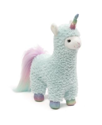 Gund® Cotton Candy Llamacorn Plush Toy, Unicorn Stuffed Animal, 11