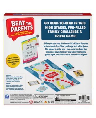 Beat the Parents Classic Family Trivia Game, Kids vs Parents for Ages 6 and up image number null