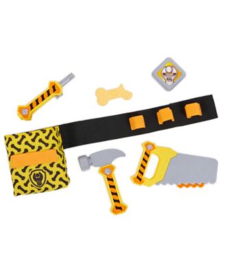 Rubble & Crew, Rubble's Construction Tool Belt, with 6 Piece Kids Tool Set