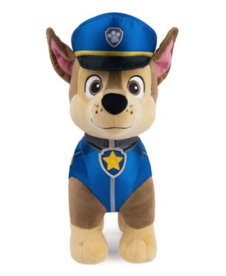 PAW Patrol Chase in Heroic Standing Position Premium Stuffed Animal Plush Toy image number null