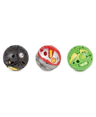 Bakugan Starter 3-Pack, Special Attack Dragonoid, Nillious, Hammerhead Customizable Spinning Action Figures and Trading Cards, Kids Toys 6 Plus image number null