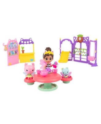 Gabby's Dollhouse KittyFairy Garden Party, 18-Piece Playset with 3 Toy Figures, Surprise Toys Dollhouse Accessories, Kids Toys for Girls Boys 3 Plus image number null