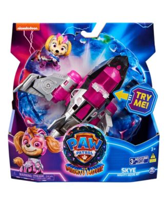 PAW Patrol- The Mighty Movie, Airplane Toy with Skye Mighty Pups Action Figure image number null