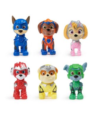 PAW Patrol- The Mighty Movie, Toy Figures Gift Pack, with 6 Collectible Action Figures, Kids Toys for Boys and Girls Ages 3 and Up image number null