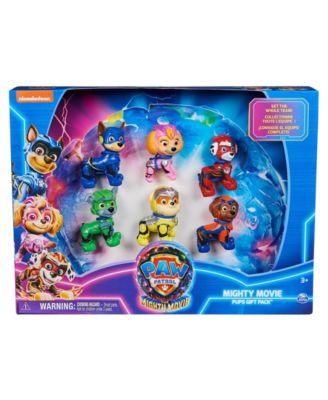 PAW Patrol- The Mighty Movie, Toy Figures Gift Pack, with 6 Collectible Action Figures, Kids Toys for Boys and Girls Ages 3 and Up image number null