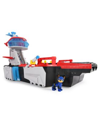 Buy PAW Patrol- The Mighty Movie, Aircraft Carrier HQ, with Chase Action  Figure and Mighty Pups Cruiser, Kids Toys for Boys Girls 3 Plus