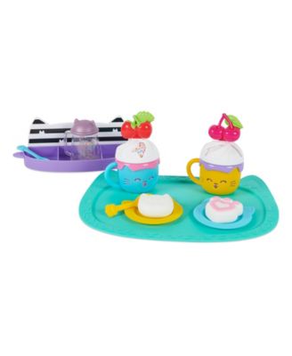 Gabby's Dollhouse, Sprinkle Party Sweet Treat Set, Pretend Play Kitchen Hot Cocoa Party Set with Fruit Sprinkles image number null