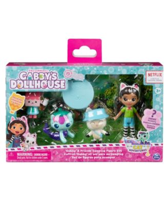 Gabby's Dollhouse Dreamworks, Campfire Gift Pack with Gabby Girl, Pandy Paws, Baby Box Mercat Toy Figures image number null