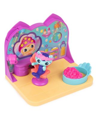 Gabby's Dollhouse Dreamworks, Mercat's Spa Room Playset, with Mercat Toy Figure, Surprise Toys and Dollhouse Furniture image number null