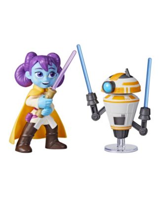 Star Wars Pop-up Lightsaber Duel Lys Solay and Training Droid