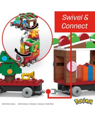 MEGA Pokémon Holiday Train building set with 373 pieces & surprises image number null