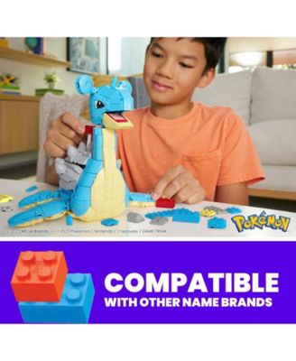 MEGA Pokemon Lapras Building Toy Kit with Action Figure (527 Pieces) for Kids image number null