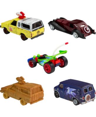 Hot Wheels Premium Disney 100 Bundle, 5 Premium Replica Die-Cast Cars image number null