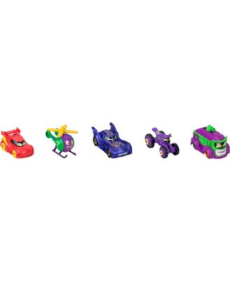 Fisher-Price DC BatWheels 1:55 Scale Vehicle Multipack Batcast Metal Die cast Cars, 5 Pieces image number null