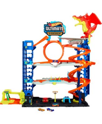Hot Wheels City Ultimate Garage Playset with 2 Die-Cast Cars, Toy Storage For 50 Plus Cars