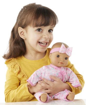 You & Me Chatter And Coo 12" Baby Doll Hispanic, Created for You by Toys R Us image number null