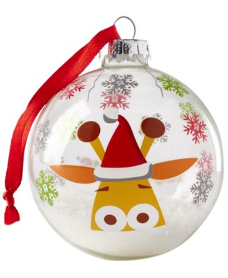 TOYS R US 2023 Holiday Geoffrey Glass Ball Ornament, Created for You by Toys R Us
