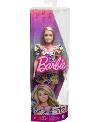 Barbie Fashionistas Doll 208 With Barbie Doll With Down Syndrome Wearing Floral Dress image number null