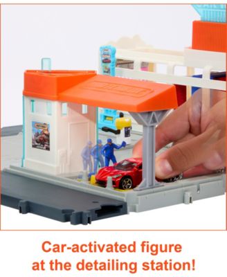 Matchbox Cars Playsets, Super Clean Carwash with 1 Matchbox Car image number null