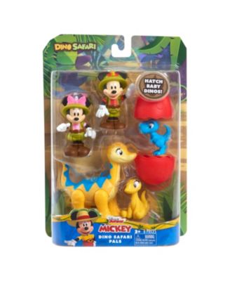 Disney Junior Mickey Mouse Dino Safari Pals 7-Piece Figure Set, Dinosaur