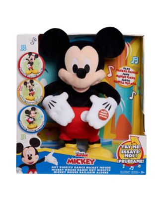 Disney Junior Mickey Mouse Hot Diggity Dance Mickey Feature Plush Stuffed Animal, Motion, Sounds, and Games image number null