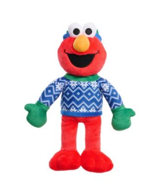 Sesame Street Holiday Elmo 15" Large Plush Stuffed Animal-Created for Macy's