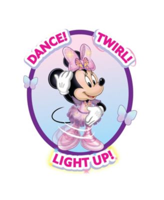 Disney Junior Minnie Mouse Sing and Dance Butterfly Ballerina Lights and Sounds Plush,  Sings "Just Like a Butterfly image number null
