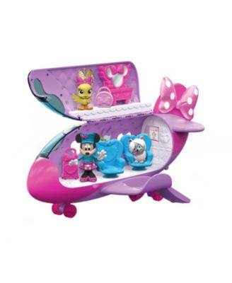 Macy's Disney Junior Minnie Mouse Bow Liner Jet Toy Figures and Playset image number null