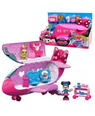 Macy's Disney Junior Minnie Mouse Bow Liner Jet Toy Figures and Playset image number null