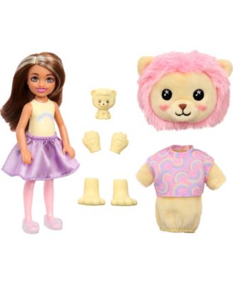 Barbie Cutie Reveal Cozy Cute T-shirts Series Chelsea Doll and Accessories image number null