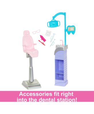 Barbie Careers Dentist Doll and Playset With Accessories, Barbie Toys image number null