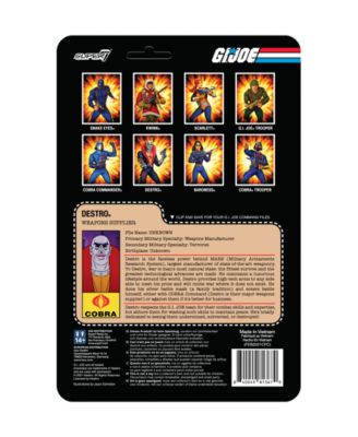 Super 7 G.I. Joe Destro 3.75" ReAction Figure image number null