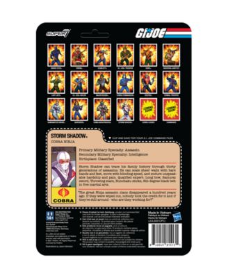 Super 7 G.I. Joe Storm Shadow 3.75" ReAction Figure image number null