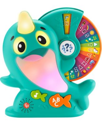 Fisher Price Linkimals Narwhal Interactive Electronic Learning Toy 
