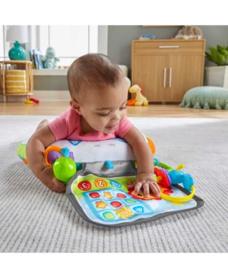 Fisher Price Littlest Gamer Tummy Wedge, Sensory Tummy Time Baby Toy image number null