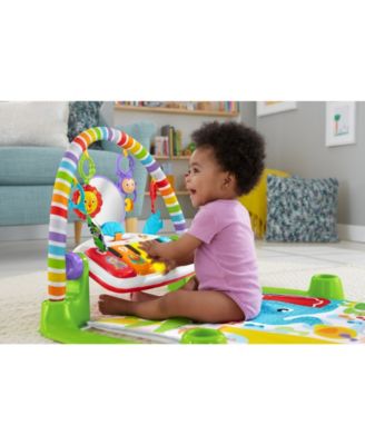 Fisher Price Deluxe Kick Play Piano Gym, Musical Newborn Toy image number null